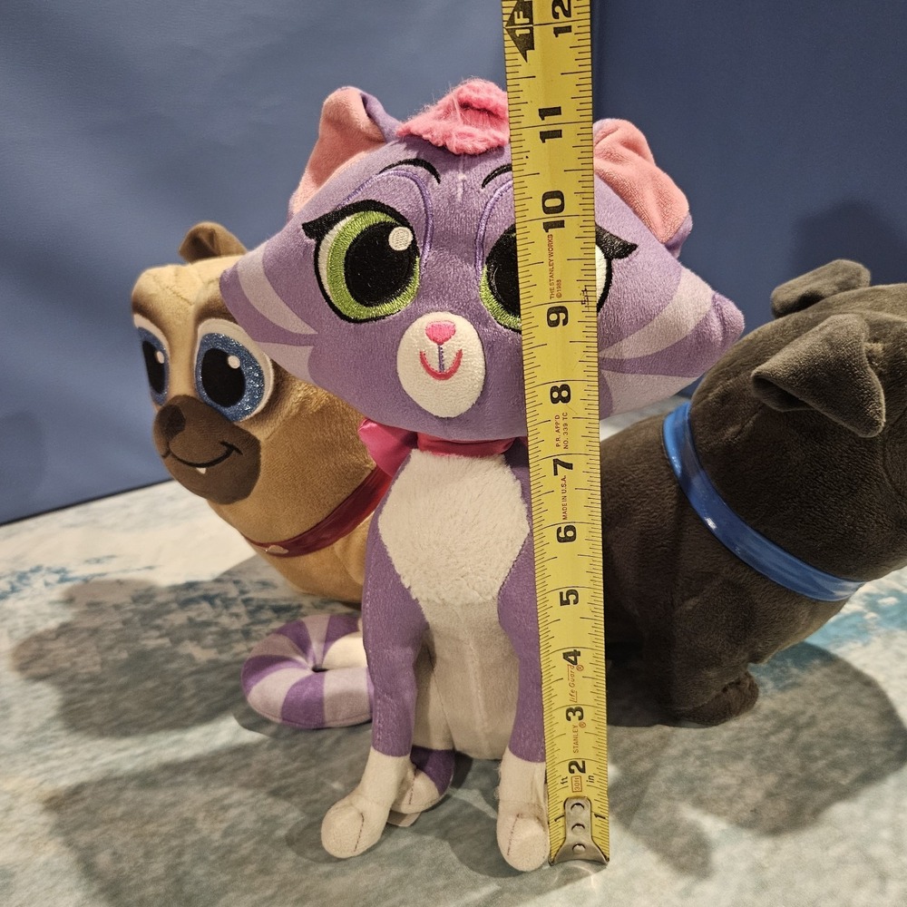 Disney Junior Puppy Dog Pals Plush Bundle Pugs Bingo Rolly Hissy Stuffed Animals - Picture 8 of 8